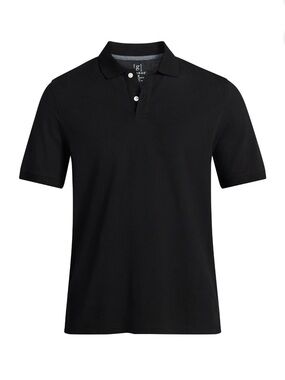 George Black Men’s Polo Shirt with Button Placket